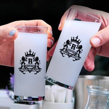 Hediyemen Renkli  İsim Yazılı Hediyelik İkili Rakı Bardağı Seti