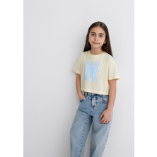 Mavi M Logo Baskılı Sarı Tişört 7610276-89145