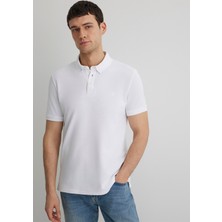 Mavi Beyaz Polo Tişört 063247-27879