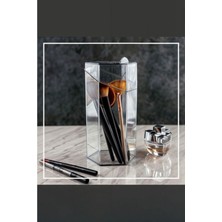 Teknotrust Altıgen Kapaklı Fırçalık - Makyaj Organizeri