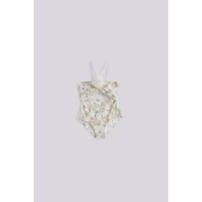 Bg Store Kız Çocuk Desenli Mayo