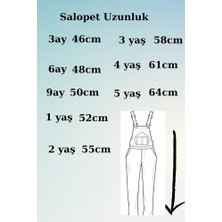 Kız Erkek Bebek ve Çocuk Gömlekli Müslin Salopet Takım