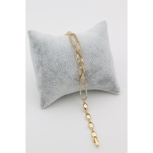 Stil Incisi/xupıng Jewelry Pirnus Zirkon Taşlı  Model Bileklik