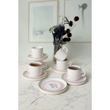 Keramika Rose Line Stackable Çay Takımı 12 Parça 6 Kişilik 22910-12