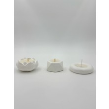 Paçuli Kokulu 3'lü Mum Soya Wax Doğal Dekoratif Mum