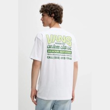 Vans shop front ss erkek tişört vn000m60wht1