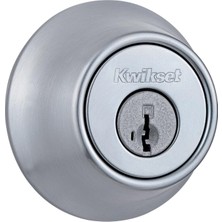 660 single cylinder deadbolt featuring smartkey security ın satin chrome