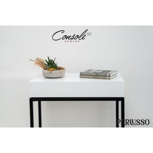 PERLUSSO-CONSOLE60-BEYAZ-LAKE Gizli Bölmeli Dresuar