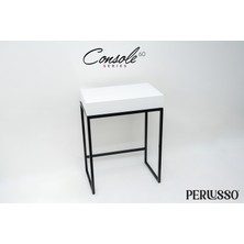 PERLUSSO-CONSOLE60-BEYAZ-LAKE Gizli Bölmeli Dresuar