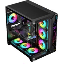 Alltech Black Crystal 64X Ryzen7 7700 64GB Ddr5 1tb Nvme M.2 RTX4060 Ekran Kartlı Oyuncu Bilgisayarı