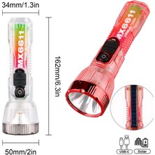 Şarjlı Ultra Güçlü 3 Farklı Işık Modlu Lityum Pilli El Feneri Su Geçirmez El Feneri Avcı Kamp Feneri