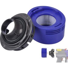 Enachanrited V7 V8 Elektrikli Süpürge Aksesuarları Için 2x Post Hepa Filtre Süpürge Ev Motoru Arka Kapaklar Aletler Parçalar (Yurt Dışından)