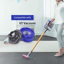 Enachanrited V7 V8 Elektrikli Süpürge Aksesuarları Için 2x Post Hepa Filtre Süpürge Ev Motoru Arka Kapaklar Aletler Parçalar (Yurt Dışından)