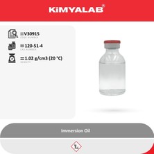 İmersiyon Yağ 50ML ( Immersion Oil ) - Immersiyon Mikroskop Için