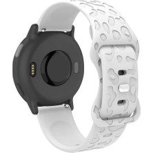 Samsung Watch 46MM Gear S3 22MM Honor Magic 2 46MM Kordon Leopar Desen Yumuşak Silikon Kordon