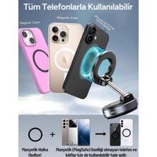 M.tk moveteck Magsafe Telefon Tutucu Tüm Yüzeylerle Uyumlu Vakumlu Sökülebilir 360 Oynar Başlıklı Üniversal Telefon Tutucu K007