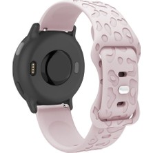 Samsung Watch 46MM Gear S3 22MM Honor Magic 2 46MM Kordon Leopar Desen Yumuşak Silikon Kordon