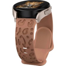 Xiaomi Redmi Watch 5 Active/lite 22MM Kordon Leopar Desen Yumuşak Silikon Kordon