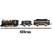15 Parça Işıklı Sesli Buharlı Tren  Seti (403CM Ray Uzunluğu) (60CM Tren Uzunluğu)