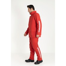 Yaren Tekstil Motorcu Yağmurluk Kırmızı