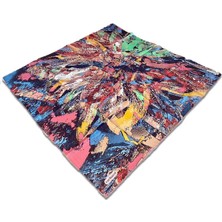 Cacharel Pembe Karma Desen Tivil İpek Eşarp 8711313  -  991