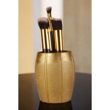 Teknotrust Makyaj Duzenleyici Makyaj Organizeri Makyaj Fırçalığı Makyaj Fırçası Altın Eskitme Renk Model 13