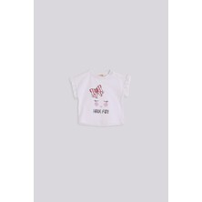 Bg Store Kız Bebek Desenli Şort ve Tshirt Takımı