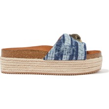 Şık Flatform Yüksek Tabanlı Kadın Ayakkabı