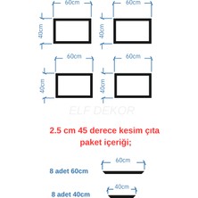 Kolay Kurulabilen, Kendinden Yapışkanlı Koridor Duvar Çıtası
