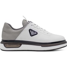 Voyager M057  Deri Erkek Sneaker Beyaz