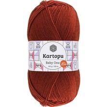 Kartopu Baby One Tüylenmeyen Bebek Yünü Taba Renkli 100 g Anti-Pilling Akrilik İplik K832