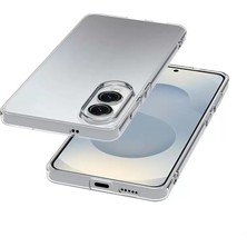 Pilanix Samsung Galaxy S25 Edge Kılıf Kamera Korumalı Ince Şeffaf Silikon