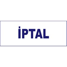 Iptal Kaşesi, 912 (51*19 mm) Mavi Keçeli Otomatik Kaşe