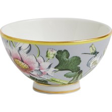 Wonderlust Nilüfer Hediye Kasesi, Lüks 22 Ayar Altın Jantlı Kemik Çini