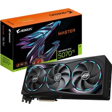 Gıgabyte Aorus Geforce Rtx 5070 Ti Master 16G Rgb 16GB 256BIT Dlss 4 Nvıdıa Ekran Kartı