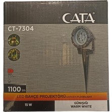 Cata 15W LED Bahçe Projektörü - Gün Işığı CT-7304