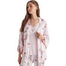 Catherine's Kadın Pembe 3'lü Pijama Takım 2725