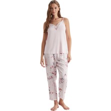 Catherine's Kadın Pembe 3'lü Pijama Takım 2725