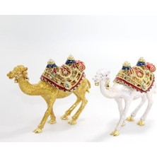 Swarovski Taşlı Tekli Deve Figürü Model 8