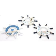 Ahşap Marin Duvara Asmalı Dümen