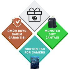 Monster Abra A5 V20.6.5 Intel Core I7 13620H 32 GB Ram 1 Tb SSD 4 GB Rtx 3050 Windows 11  15,6" Fhd 144 Hz Taşınabilir Bilgisayar
