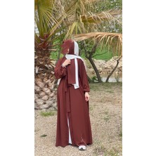 Kuşak Kol Detaylı Abaya Ferace