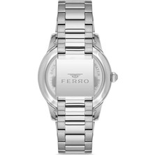 Ferro Gümüş Çelik Kordon Erkek Kol Saati F31445A-A