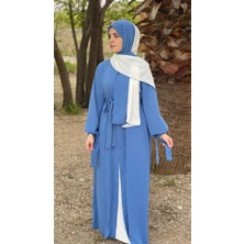 Kuşak Kol Detaylı Abaya Ferace