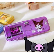 Sanrio Kuromi Çarpım Tablolu Kırtasiye Set Kalemlik Kalem Kutusu Doğum Günü Hediye