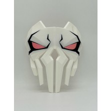 Punisher Maske Marvel Rivals Kahraman Maskesi Parti Maske (Lastik Yok)
