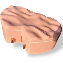 Teknotrust Pembe Renk Kalp Model Aynalı Çekmeceli Takı Organizeri