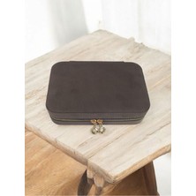 Teknotrust Kişiye Özel Isimli Baskı Büyük Boy  14×21 Takı Saklama Kutusu Seyehat Çantasi Ahşap Kasa