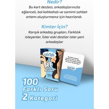 Bff Arkadaş Buluşması 100 Soru Eğlenceli Parti Yılbaşı Grup Kart Kutu Oyunu Tanışalım Mı Durum Kartı