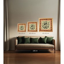 Sinan Grafik 5207 Hüsn-I Hat Levha Edeb Ya Hu (Ebrulu)